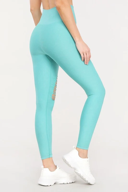 Mono B Distressed Seamless Leggings