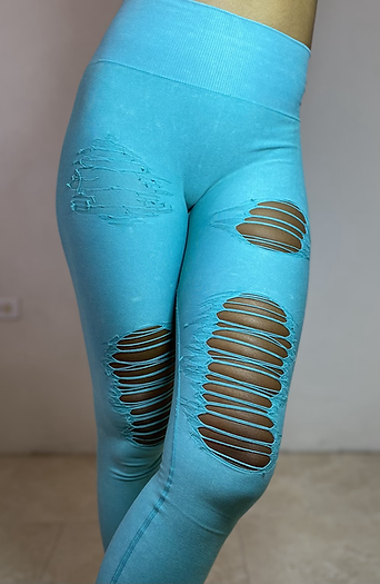Mono B Distressed Seamless Leggings