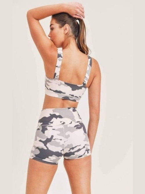 Mono B Camo Shorts Set