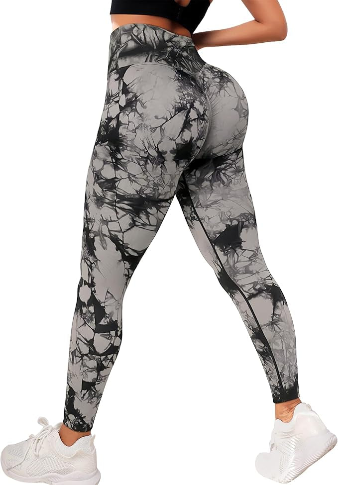 High Waist Scrunch Tye Dye Leggings