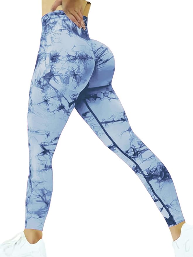 High Waist Scrunch Tye Dye Leggings
