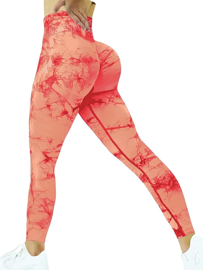 High Waist Scrunch Tye Dye Leggings