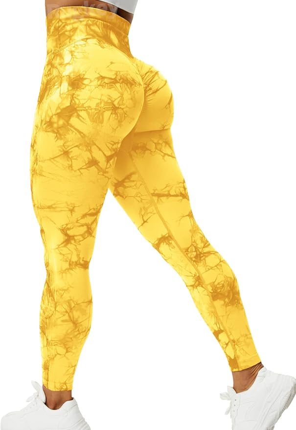High Waist Scrunch Tye Dye Leggings
