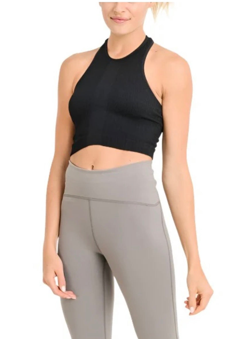 Seamless Racerback Cropped Tank