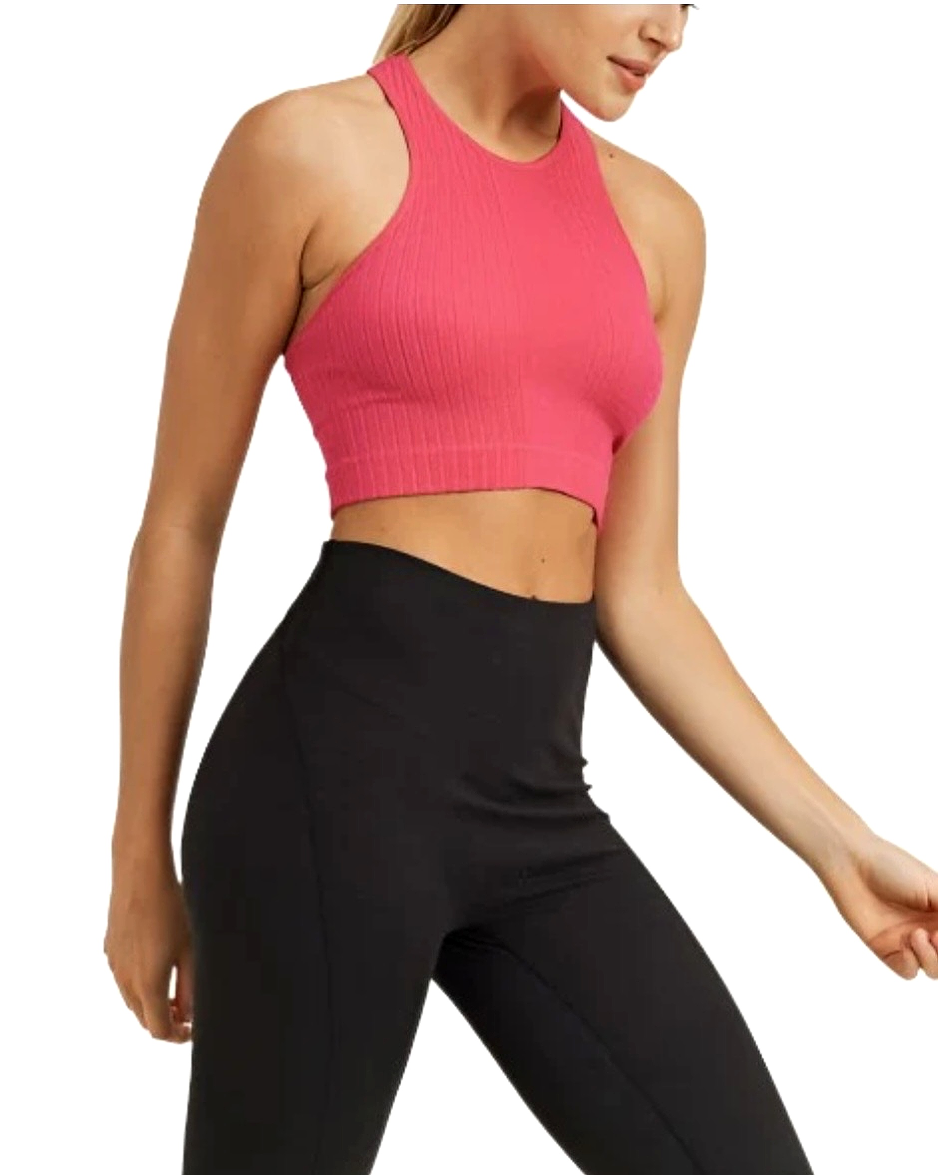 Seamless Racerback Cropped Tank