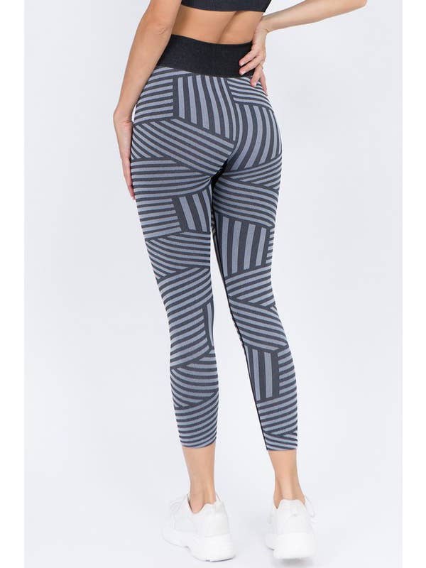 Striped Seamless Leggings