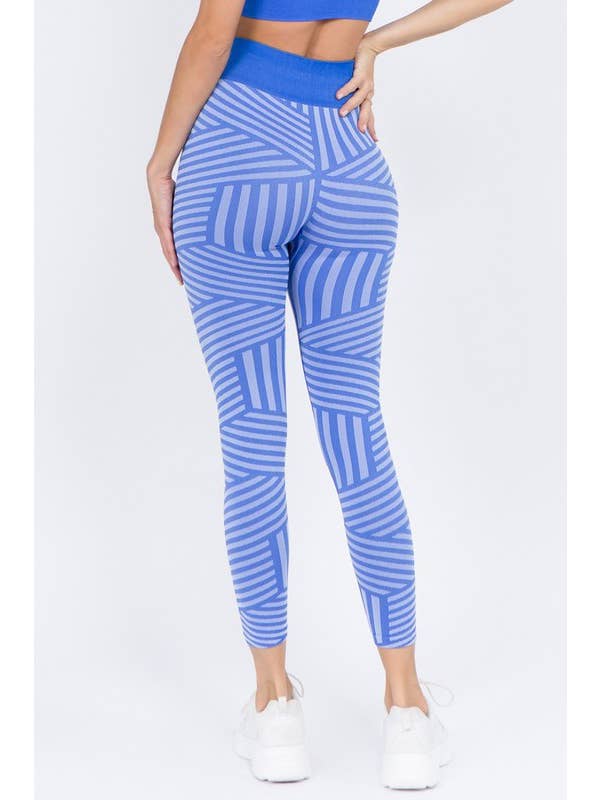 Striped Seamless Leggings