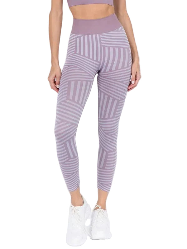 Striped Seamless Leggings