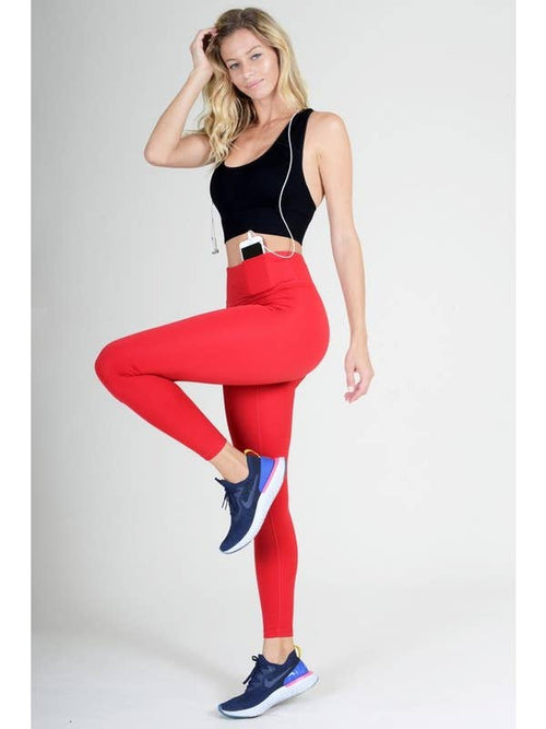 Active Wear Leggings w/ Hidden Pocket