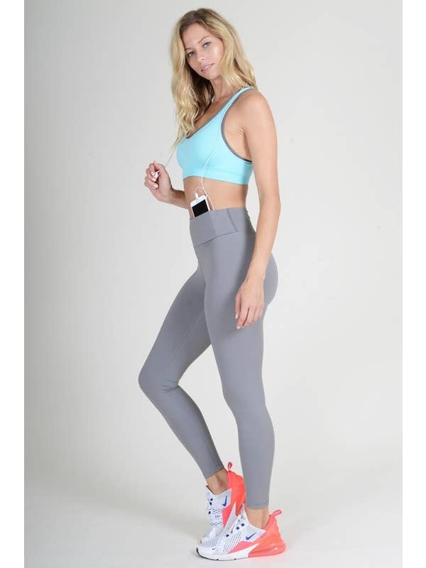 Active Wear Leggings w/ Hidden Pocket