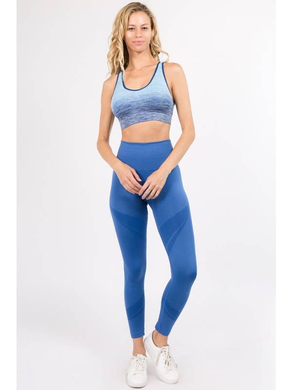 Active Wear Leggings w/ Leg Detail