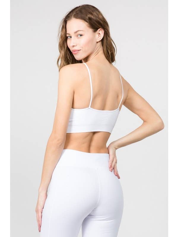 Seamless Caged Neck Sports Bra