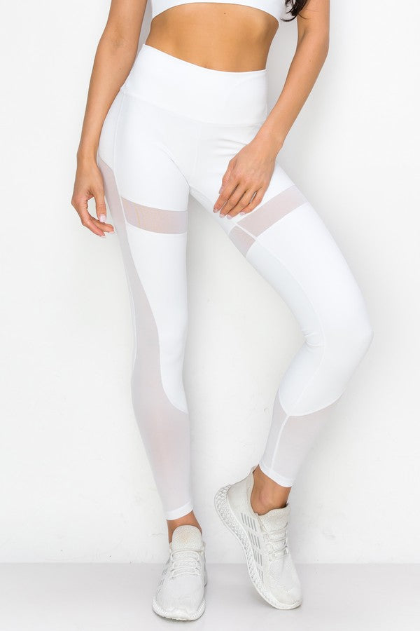 Contour Mesh Leggings