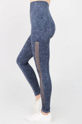 Vintage Side Mesh Leggings