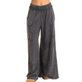 Mineral Wash Star Patch and Print Wide Leg Joggers