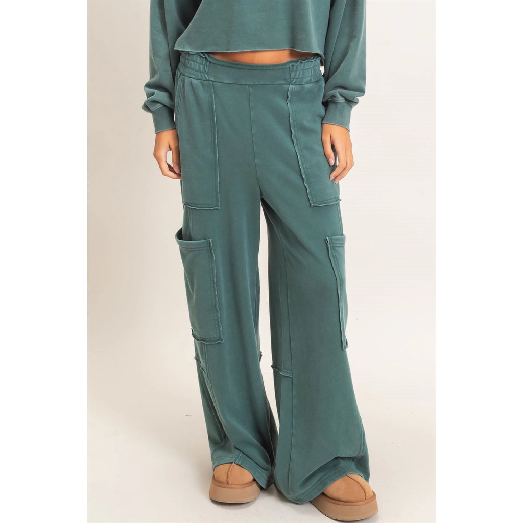 Mineral Wash Cargo Pocket Joggers