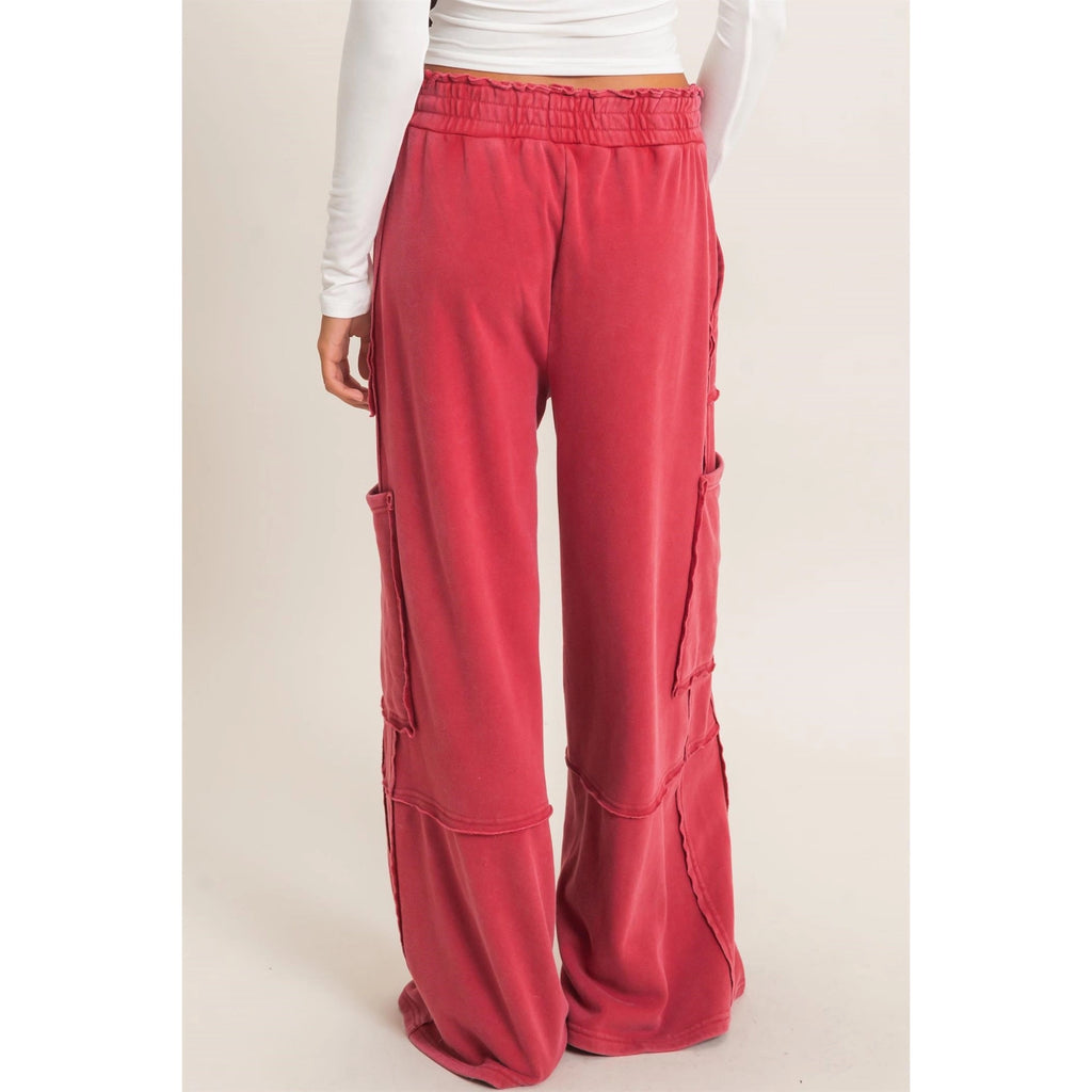 Mineral Wash Cargo Pocket Joggers